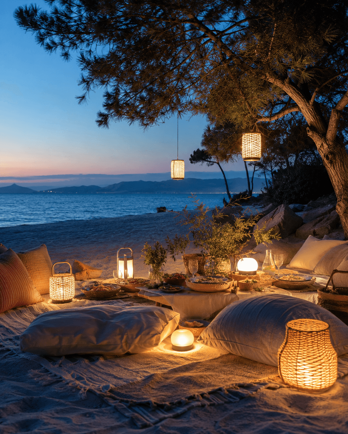 Glow night park outdoor gathering theme